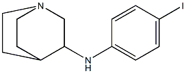 N-(4-iodophenyl)-1-azabicyclo[2.2.2]octan-3-amine Structure