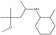 N-(4-methoxy-4-methylpentan-2-yl)-2-methylcyclohexan-1-amine 구조식 이미지