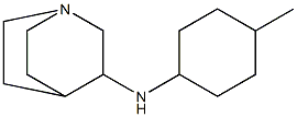 N-(4-methylcyclohexyl)-1-azabicyclo[2.2.2]octan-3-amine 구조식 이미지