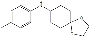 N-(4-methylphenyl)-1,4-dioxaspiro[4.5]decan-8-amine Structure