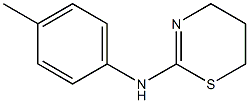 N-(4-methylphenyl)-5,6-dihydro-4H-1,3-thiazin-2-amine 구조식 이미지
