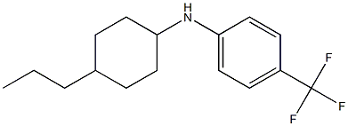 N-(4-propylcyclohexyl)-4-(trifluoromethyl)aniline 구조식 이미지