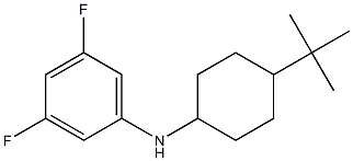 N-(4-tert-butylcyclohexyl)-3,5-difluoroaniline Structure