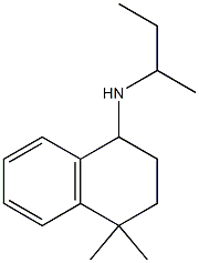 N-(butan-2-yl)-4,4-dimethyl-1,2,3,4-tetrahydronaphthalen-1-amine Structure