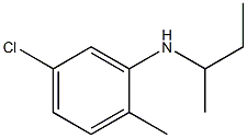 N-(butan-2-yl)-5-chloro-2-methylaniline 구조식 이미지