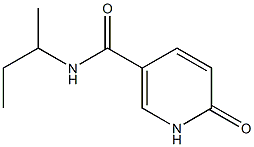 N-(butan-2-yl)-6-oxo-1,6-dihydropyridine-3-carboxamide 구조식 이미지