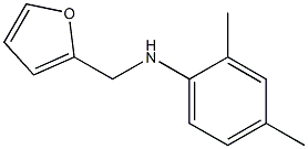 N-(furan-2-ylmethyl)-2,4-dimethylaniline 구조식 이미지
