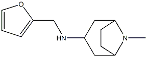 N-(furan-2-ylmethyl)-8-methyl-8-azabicyclo[3.2.1]octan-3-amine 구조식 이미지