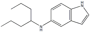 N-(heptan-4-yl)-1H-indol-5-amine 구조식 이미지