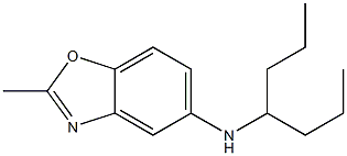 N-(heptan-4-yl)-2-methyl-1,3-benzoxazol-5-amine Structure