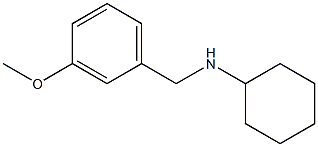 N-[(3-methoxyphenyl)methyl]cyclohexanamine 구조식 이미지