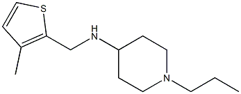 N-[(3-methylthiophen-2-yl)methyl]-1-propylpiperidin-4-amine Structure
