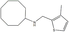 N-[(3-methylthiophen-2-yl)methyl]cyclooctanamine Structure