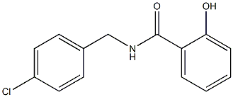N-[(4-chlorophenyl)methyl]-2-hydroxybenzamide Structure