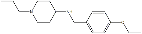 N-[(4-ethoxyphenyl)methyl]-1-propylpiperidin-4-amine Structure