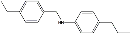 N-[(4-ethylphenyl)methyl]-4-propylaniline 구조식 이미지