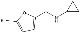 N-[(5-bromo-2-furyl)methyl]-N-cyclopropylamine 구조식 이미지