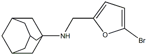 N-[(5-bromofuran-2-yl)methyl]adamantan-1-amine 구조식 이미지