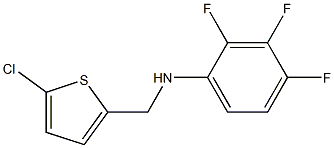 N-[(5-chlorothiophen-2-yl)methyl]-2,3,4-trifluoroaniline Structure