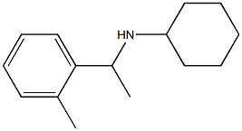 N-[1-(2-methylphenyl)ethyl]cyclohexanamine Structure