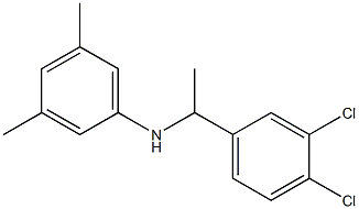 N-[1-(3,4-dichlorophenyl)ethyl]-3,5-dimethylaniline 구조식 이미지