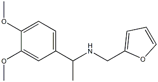 N-[1-(3,4-dimethoxyphenyl)ethyl]-N-(2-furylmethyl)amine Structure