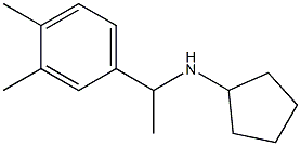 N-[1-(3,4-dimethylphenyl)ethyl]cyclopentanamine 구조식 이미지