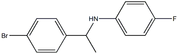 N-[1-(4-bromophenyl)ethyl]-4-fluoroaniline 구조식 이미지