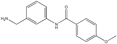 N-[3-(aminomethyl)phenyl]-4-methoxybenzamide Structure
