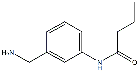 N-[3-(aminomethyl)phenyl]butanamide Structure