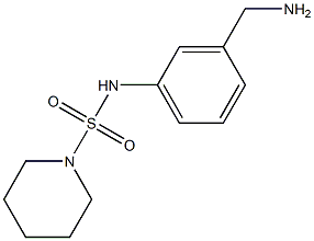 N-[3-(aminomethyl)phenyl]piperidine-1-sulfonamide Structure