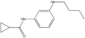 N-[3-(butylamino)phenyl]cyclopropanecarboxamide 구조식 이미지