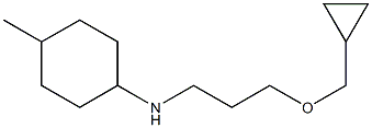 N-[3-(cyclopropylmethoxy)propyl]-4-methylcyclohexan-1-amine Structure