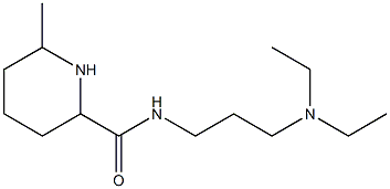 N-[3-(diethylamino)propyl]-6-methylpiperidine-2-carboxamide Structure