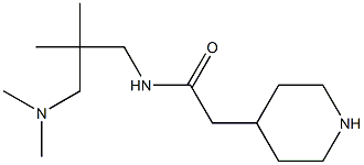 N-[3-(dimethylamino)-2,2-dimethylpropyl]-2-piperidin-4-ylacetamide Structure