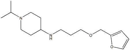 N-[3-(furan-2-ylmethoxy)propyl]-1-(propan-2-yl)piperidin-4-amine Structure