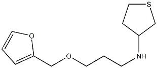 N-[3-(furan-2-ylmethoxy)propyl]thiolan-3-amine 구조식 이미지