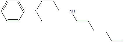 N-[3-(hexylamino)propyl]-N-methylaniline Structure