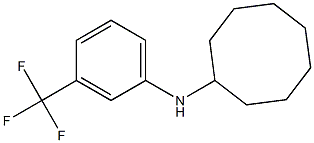 N-[3-(trifluoromethyl)phenyl]cyclooctanamine 구조식 이미지