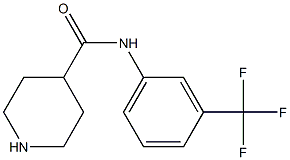 N-[3-(trifluoromethyl)phenyl]piperidine-4-carboxamide 구조식 이미지