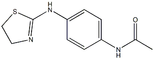 N-[4-(4,5-dihydro-1,3-thiazol-2-ylamino)phenyl]acetamide 구조식 이미지