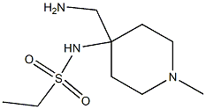 N-[4-(aminomethyl)-1-methylpiperidin-4-yl]ethane-1-sulfonamide 구조식 이미지