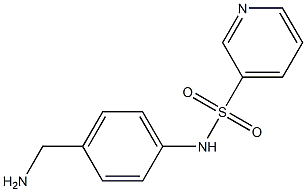 N-[4-(aminomethyl)phenyl]pyridine-3-sulfonamide 구조식 이미지