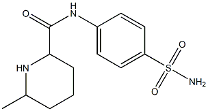 N-[4-(aminosulfonyl)phenyl]-6-methylpiperidine-2-carboxamide Structure