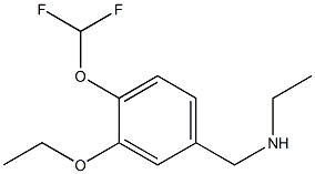 N-[4-(difluoromethoxy)-3-ethoxybenzyl]-N-ethylamine 구조식 이미지