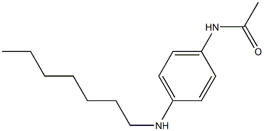 N-[4-(heptylamino)phenyl]acetamide Structure