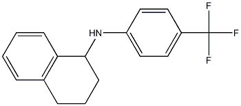 N-[4-(trifluoromethyl)phenyl]-1,2,3,4-tetrahydronaphthalen-1-amine 구조식 이미지