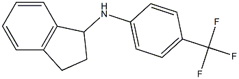 N-[4-(trifluoromethyl)phenyl]-2,3-dihydro-1H-inden-1-amine Structure