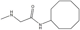 N-cyclooctyl-2-(methylamino)acetamide 구조식 이미지