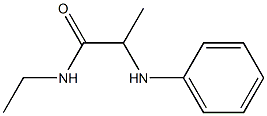 N-ethyl-2-(phenylamino)propanamide 구조식 이미지